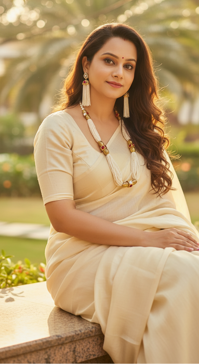 Prexela Rajnigandha Pearl Necklace Set | Luxury Multi-Strand Traditional Jewellery for Women