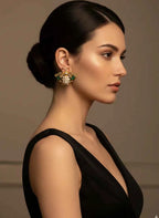 Queen Bee Pearl Earrings | Gold-Tone Statement Jewellery