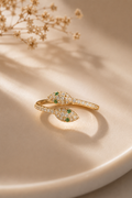 Emerald Serpent Ring