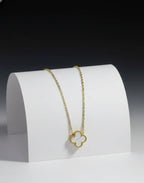 Mother-of-Pearl Clover Necklace | A Symbol of Grace, Luck & Light