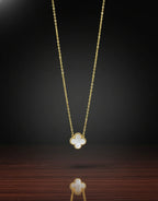 Mother-of-Pearl Clover Necklace | A Symbol of Grace, Luck & Light