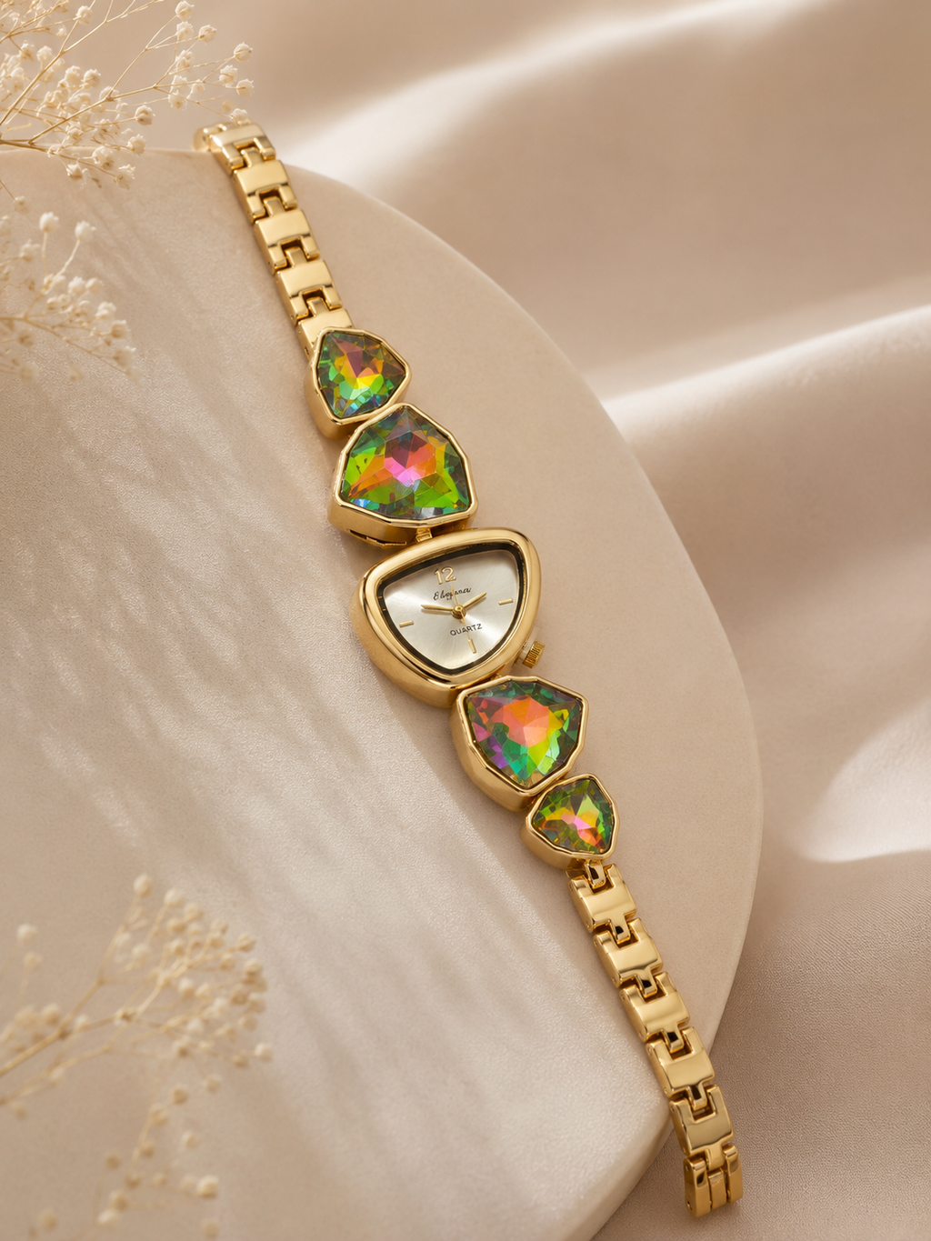 Aurora Crystal Watch Bracelet