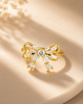 Crystal Bow Ring