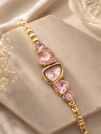 Blush Crystal Watch Bracelet