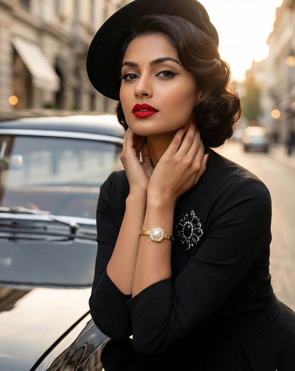Golden Pearl Cuff Bracelet | A Quiet Statement of Timeless Grace