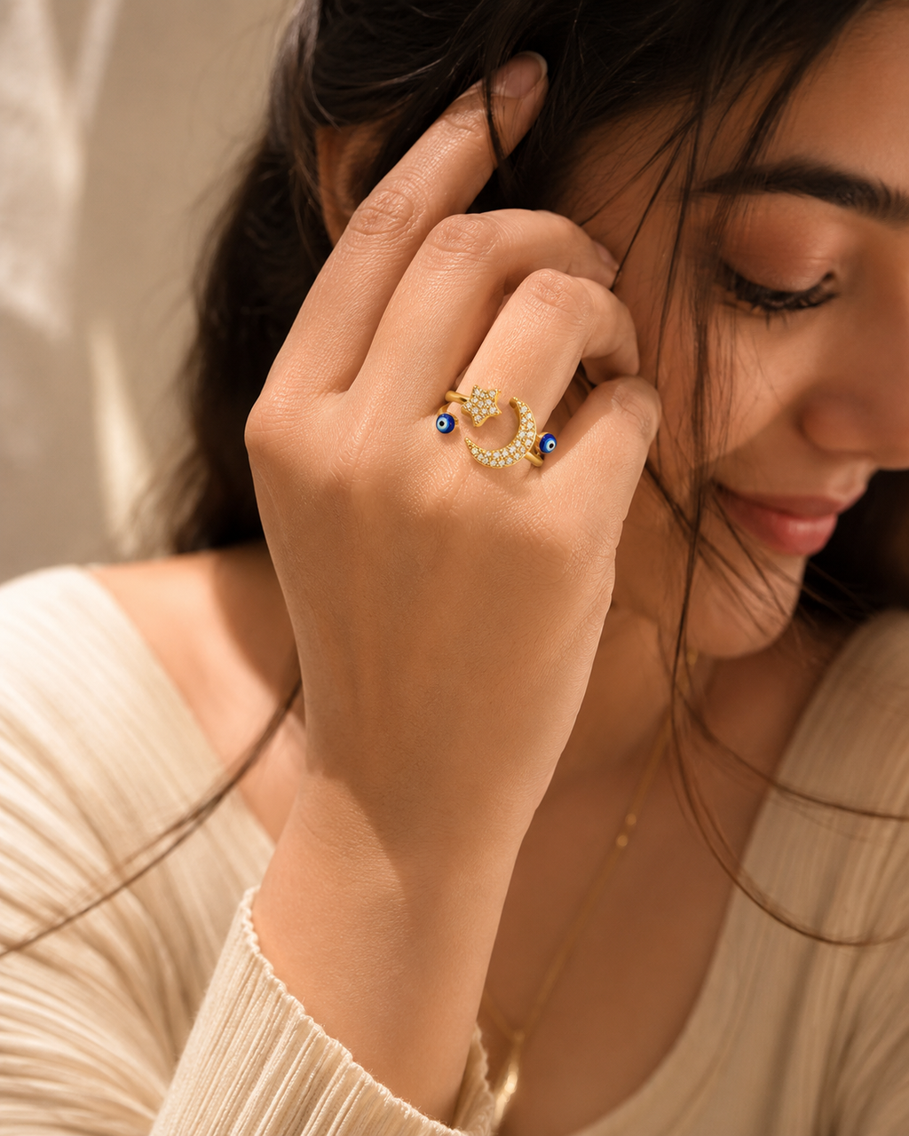 Celestial Evil Eye Ring