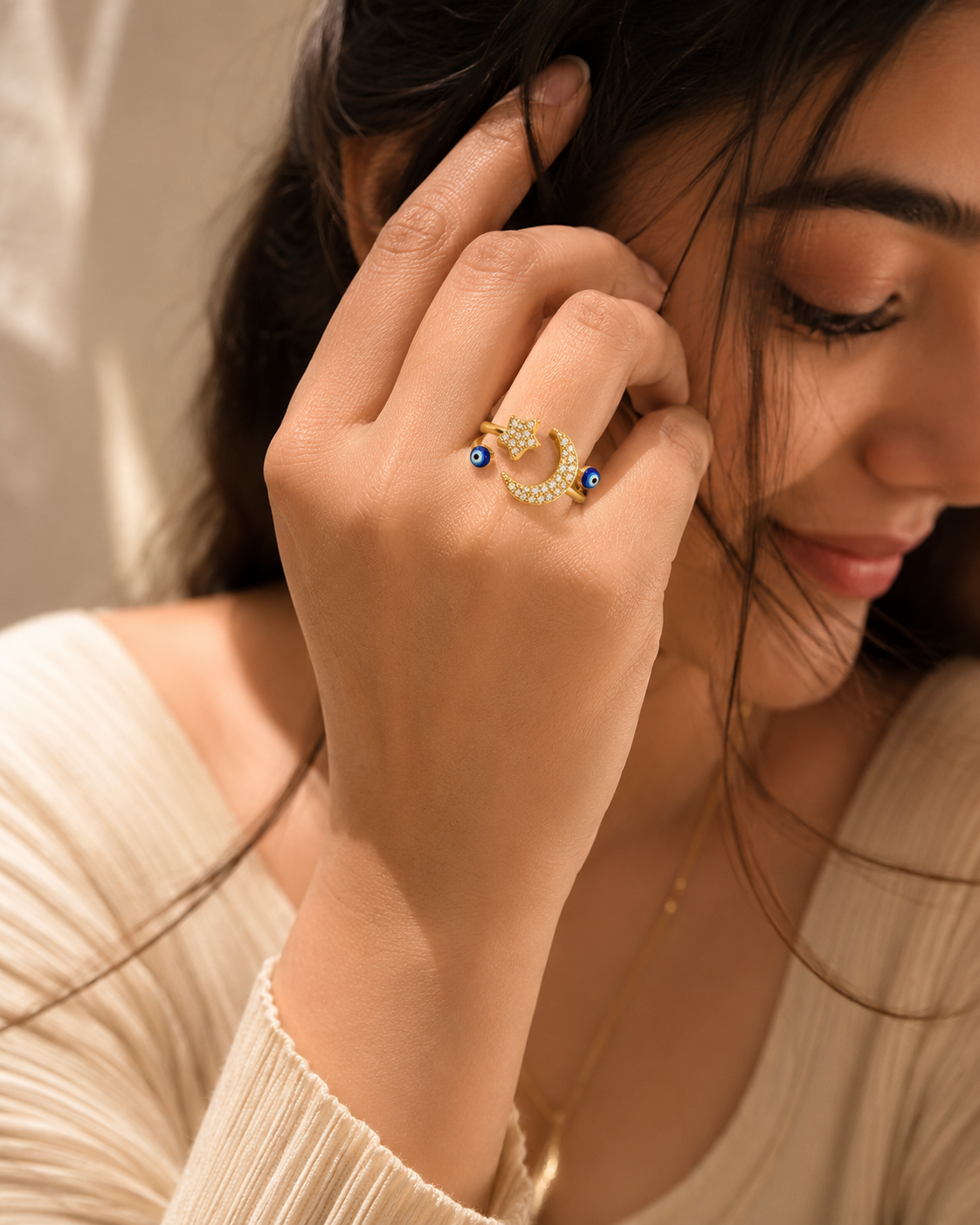 Celestial Evil Eye Ring