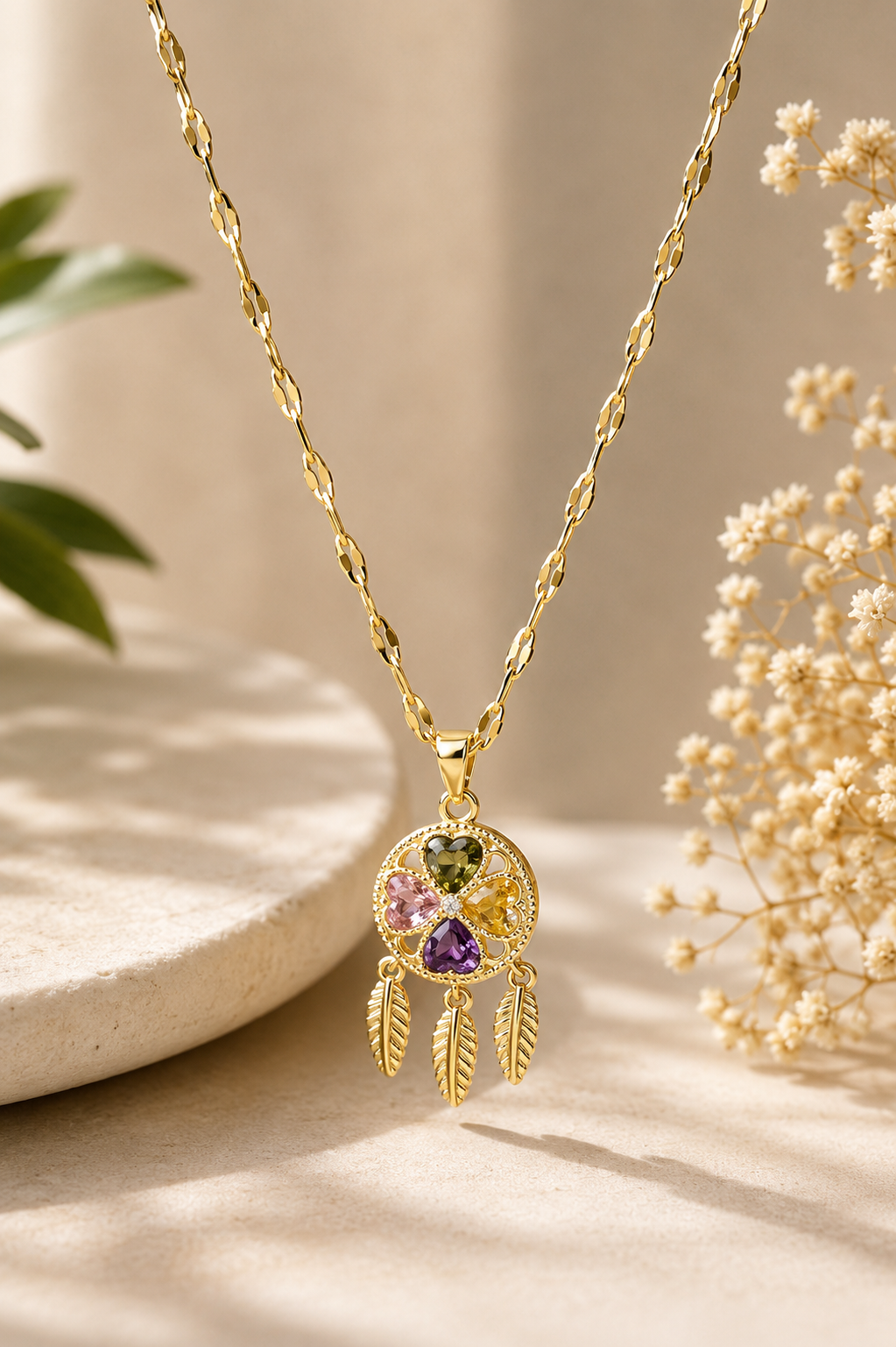 Dreamcatcher Charm Necklace