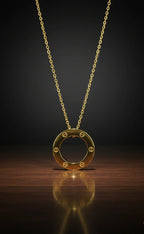 Golden Circle Pendant Necklace | The Power of Simplicity