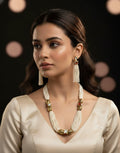 Tears of the Moon Pearl Necklace & Earrings