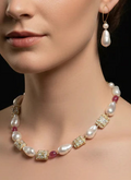 Baroque Pearl & Crystal Set