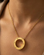 Golden Circle Pendant Necklace | The Power of Simplicity